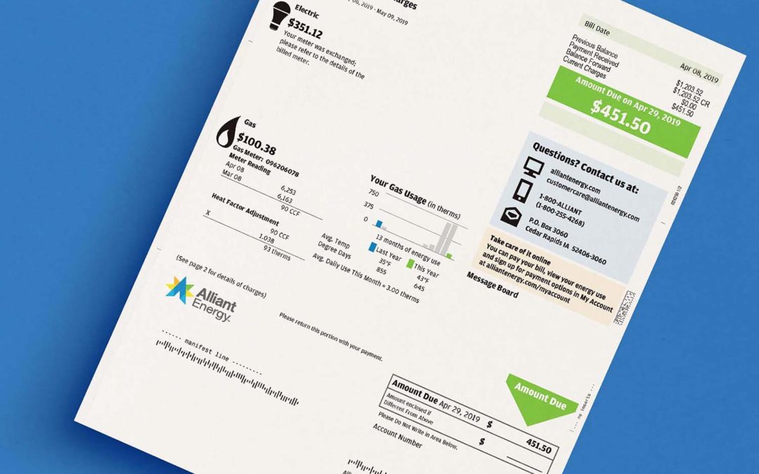 Anatomy of a Utility Bill